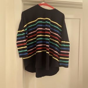 Pomander place top from Tuckernuck. One size. Navy. Adorable. Worn once